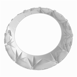 Yderste ramme til luge i vaskemaskine fra Bosch, Siemens og andre mærker.