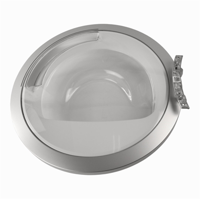 Komplet dør i tørretumbler fra Bosch, Siemens og andre mærker.