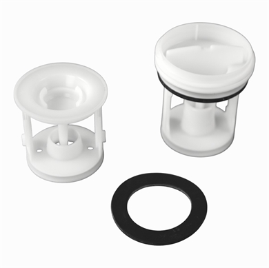 Trevlefilter til vaskemaskine fra Bauknecht, Whirlpool Indesit og flere andre mærker.