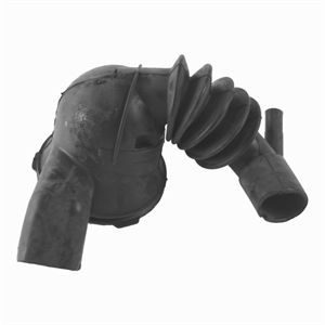 Karslange mellem kar og pumpe i vaskemaskine fra Bosch, Siemens.