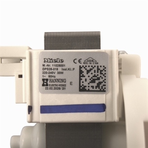 Original lænsepumpe eller afløbspumpe til vaskemaskiner fra Miele. 