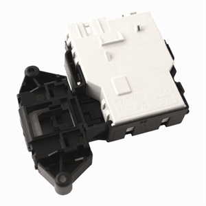 Elektronisk lukkemekanisme til luge i vaskemaskine fra LG.