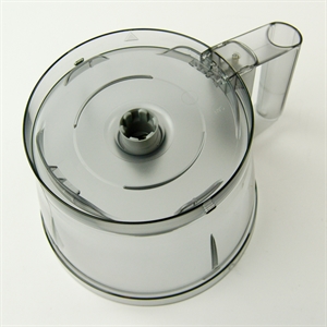 Plastskål med drivaksel til Bosch foodprocessor.