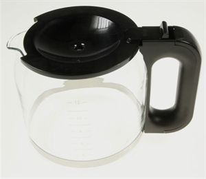 Glas kande til kaffemaskine - sort - 12 kop - Braun - 3109 - B