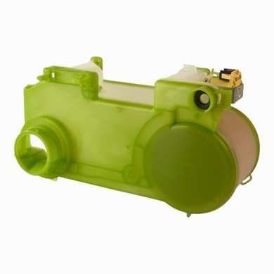 Saltbeholder / ventil i opvaskemaskine fra Bauknecht og Whirlpool.