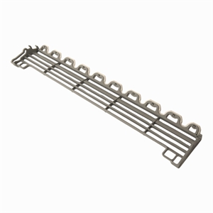 Kopholder med gummi clips for vinglas og kopper øverst i Miele opvaskemaskine.
