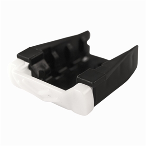 Endestopper til teleskopskinne i øverste trådkurv på opvasker fra Bauknecht, Whirlpool og andre mærker.