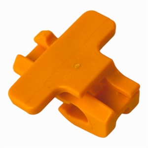 Plastclips til kopholder i nederste trådkurv i Miele opvaskemaskine.