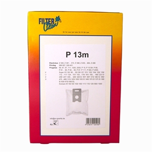 Stofposer type P13M til støvsugere fra Privileg, Electrolux og Progress.