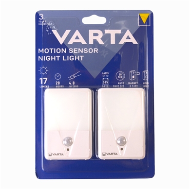 LED lamper med bevægesensor til nat belysning.