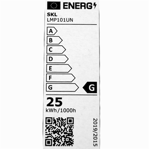 Energimærke - Pære til ovn - E14 / 25W / 240V / 300Gr.C. - Universal