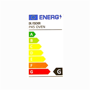 Energimærkning - Pære til ovn E27 / 40W / 230 V 300 gr .C. - Universal