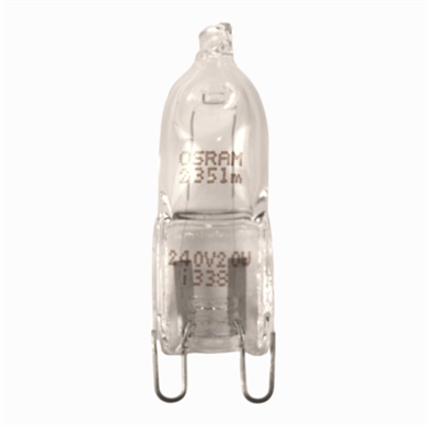 Ovnpære - Halogen - 230V / 25W / G9 -  UNIVERSAL