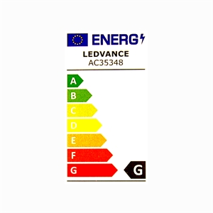 Energimærke - Pære til ovn - Halogen, 230V / 40W / Type G9 - Universal