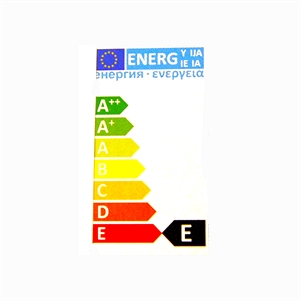 Energimærke - Rørpære til emfang og emhætte - E14 / 40W / 230V - Universal