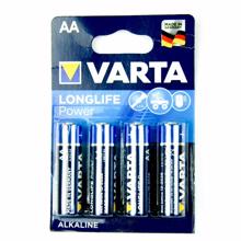 AA Varta batterier i 4 stk. pakning - Longlife.