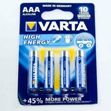 1,5 volt AAA ALKALINE batterier - LRO3 - VARTA 4 pack