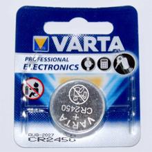 3 volt ALKALINE Knap batteri - CR2450 - VARTA 1 pack
