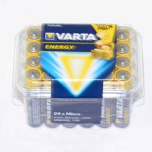 1,5 volt AAA batterier - ALKALINE - 24 stk. LR3 value pack VARTA