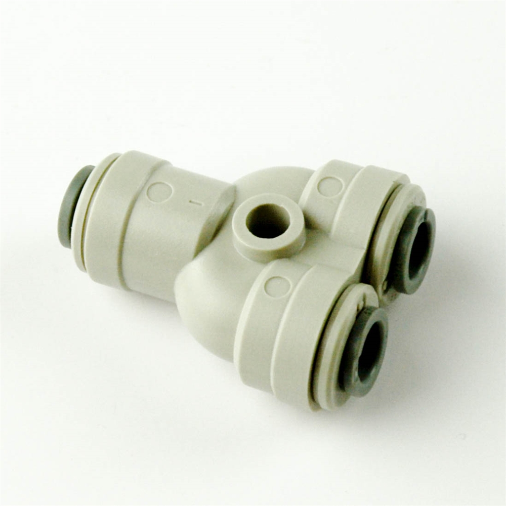 Y kobling til vand i fryser / kaffemaskine - 1/4 - 6,4 mm.