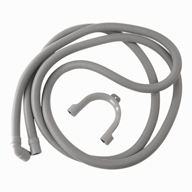 Afløbsslange til vaskemaskine og opvasker - 1,5 m. -