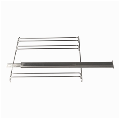 Højre ribbe med 1 udtræk til bageplade i ovn fra Gorenje og Hisense.