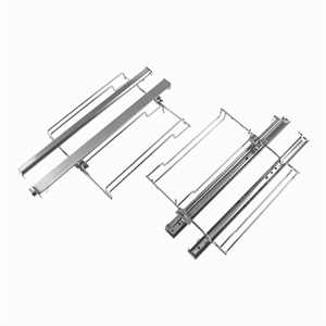 Sæt 2 niveau teleskopudtræk til bageplade i ovn fra Bosch, Siemens og andre mærker.