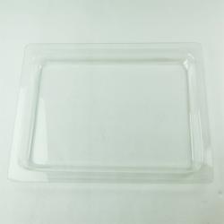 Glasbageplade til Siemens mikroovn - 45,5 x 36,3 cm.