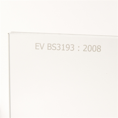 Midterste ovnlågeglas til Asko ovn -  EV BS3193 : 2008.