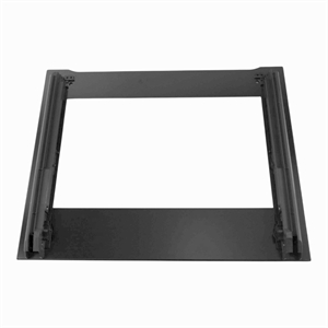 Yderste ovnlågeglas i Ikea Smaksak ovne. Med matsort kant.