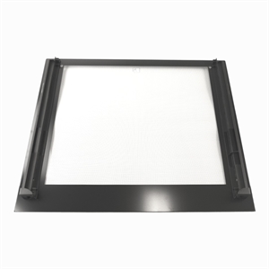 Yderste ovnlågeglas fra Voss og inox - 59,2 x 40,9 cm.