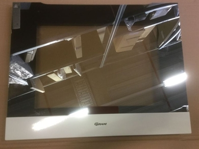 Gram - Udvendigt ovnlågeglas til ovn og komfur - Rustfri