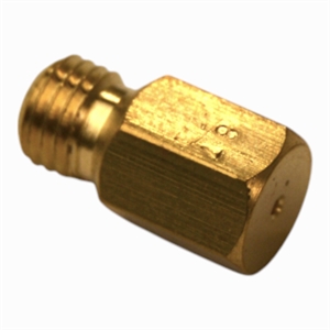 Original gasdyse str. D 0,87 til flaskegas - Butan gas for komfur fra Smeg. 