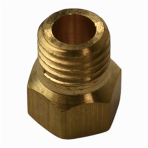 Flaskegas dyse til Propangas - Butan gas på kogeblus i gaskomfur fra Gram, Amica og andre mærker.