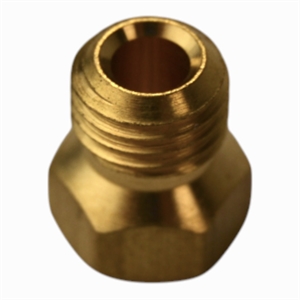 Flaskegas dyse til Propangas - Butan gas på kogeblus i gaskomfur fra Beko, Blomberg, Grundig og andre mærker.