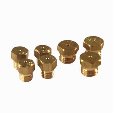 Gasdyse sæt 7 dyser til Propangas i gaskomfur fra Gorenje, Hisense og andre mærker.