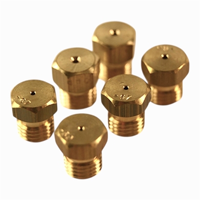 Gasdyse sæt med 6 dyser til Propangas i gaskomfur fra Bosch, Siemens og andre mærker.