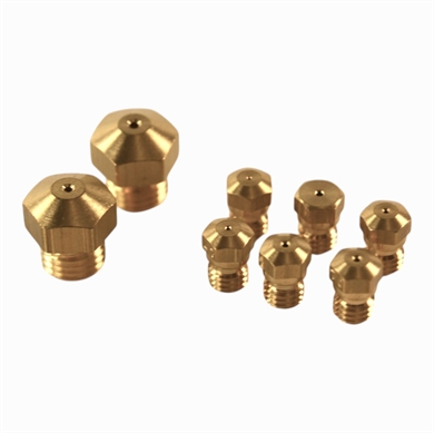 Gasdyse sæt med 8 dyser til Propangas i gaskomfur fra Bosch, Siemens og andre mærker.