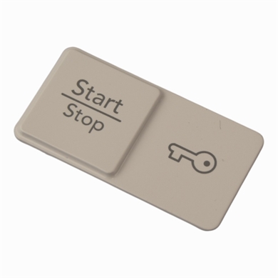 Start / Stop dobbelt knap til vaskemaskine fra Asko og Gorenje.