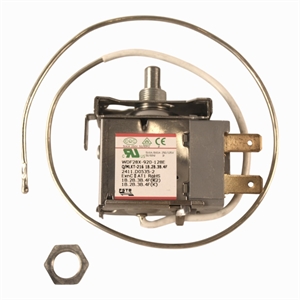 Termostat til køleskab, cooler og lignende fra Gram, Candy, Hoover, Scan Cool og andre. Type WDF28X-920-128E.
