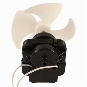 Blæsermotor med fan i side by side og traditionel køleskab - universal type F61-10G.