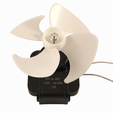 Blæser med vinge til mane forskellige slags køleskabe.