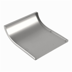 Grå dækkappe til håndtag i køleskab og fryser fra Bosch, Siemens og andre mærker.