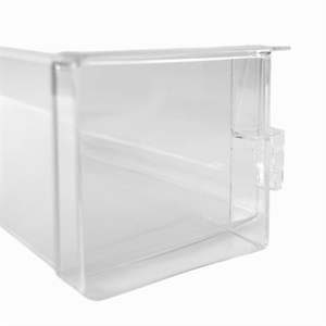 Flaskehylde nederste i Bauknecht og Whirlpool køleskab.