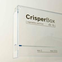 Crisper Box skuffefront til viktualieskuffe i Bosch og Siemens køleskab.