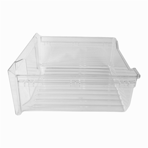 Grøntsagsskuffe øverst i kølesvalskab fra Gorenje.