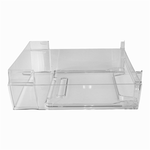 Hylde midt på køleskabsdør i amerikanerskab / side-by-sideskab fra SAMSUNG.