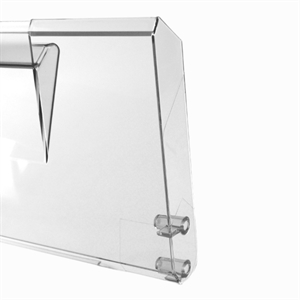 Låge med vippefunktion til øverste hylder i skabsfryser fra PROGRESS, ATAG og JOHN LEWIS. 