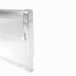 Skuffeforside til skabsfryser fra Bauknecht og Whirlpool.