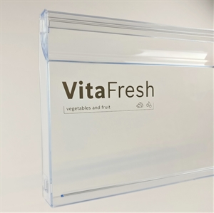 Vitafresh skuffefront til grøntafdeling i skabsfryser fra Bosch.